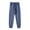 Blue, variant on Wyobmus Classic Cotton Joggers for Men Solid Color Oversized Sweatpants Casual Elastic Waist Cropped Workout Pants With Pockets Black