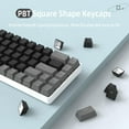 thumbnail image 4 of PBT Keycaps 104 Keys OEM Profile PBT Double Shot Keycap Set,ANSI US Layout for Mechanical Keyboard,Compatible with MX Switches Cherry/Gateron/Kailh/Akko Switch. (Retro Black & Grey), 4 of 8