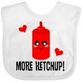 thumbnail image 3 of Inktastic Ketchup Lover Funny Boys or Girls Baby Bib, 3 of 4