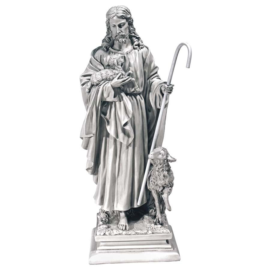 Jesus, The Good Shepherd Garden Statue: Large by Design Toascano