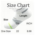 thumbnail image 2 of Havenx Mens Ankle Socks Anti-blister Thick Cushioned Wicking Odor Resist Athletic Running Socks With Heel Tab,White, 2 of 3
