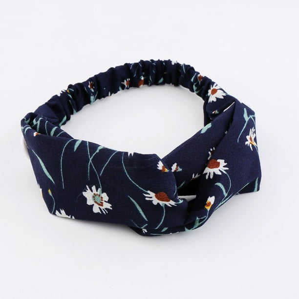 Diadema antibotones, banda para el cabello de gasa con margaritas europeas y americanas, los estudiantes salen a lavarse la cara, banda para el cabello, accesorios para el cabello