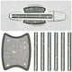 thumbnail image 1 of 1 juego de protectores de manijas de puerta de coche con diamantes de imitación, protector contra rayones, accesorios para automóviles., 1 of 8
