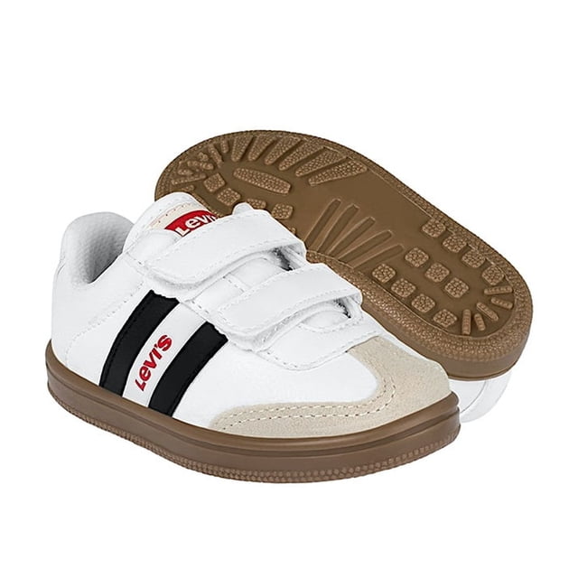 TENIS NIÑO LEVI´S 0409230016 SIMIPIEL BCO 13-16