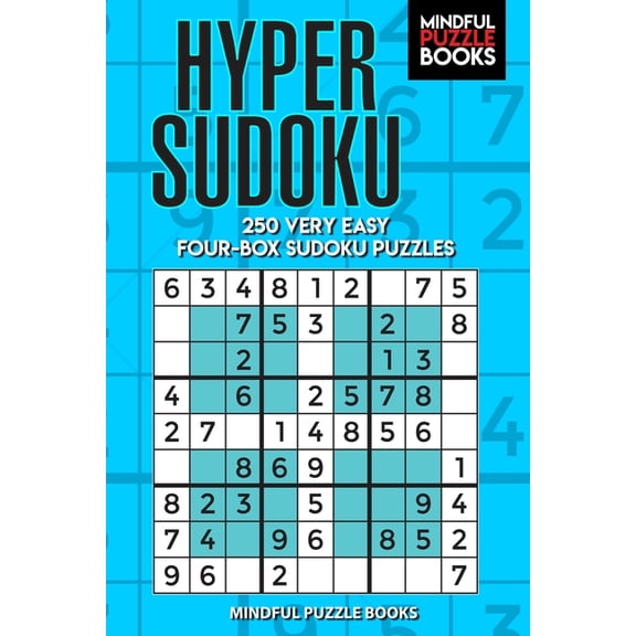 Windoku Hyper Sudoku: 250 Very Easy Four-Box Sudoku Puzzles, Book 9, (Paperback)