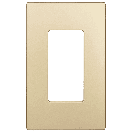 ENERLITES Elite Series Screwless Decorator Wall Plate, Child Safe Outlet Cover, Gloss Finish, Standard Size 1-Gang, Unbreakable Polycarbonate Thermoplastic, Gold