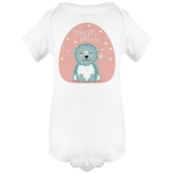 Cute Cartoon Lion And Text Bodysuit Infant -Image by Shutterstock, 6 Months