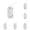 White 6PCS, variant on Grinding Feet Volcanic Stone Pumice Grinding Stone Home Foot Foot Scraping Heel