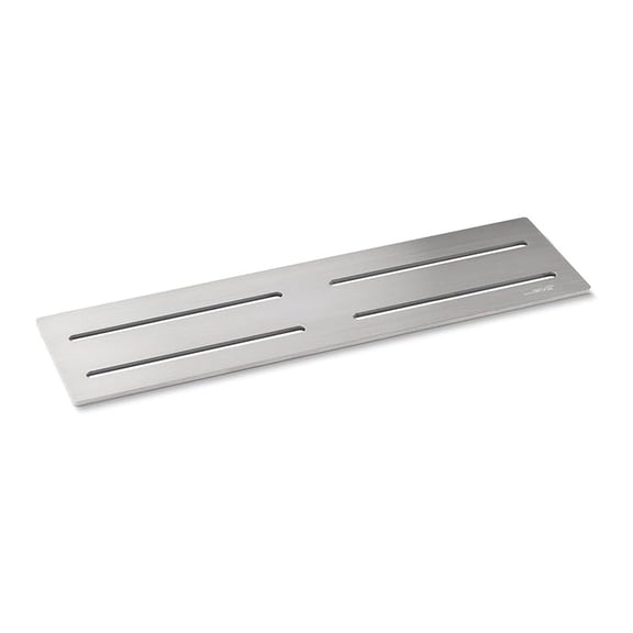 Premium Prefabricated Slotted Shower Niche Shelf, 11-7/8" x 3-1/2" (30.16 cm x 8.89 cm), Stainless Steel Brushed Design, Shower Accessory with Four Slots for Use in Showers, Bathrooms, US3000245