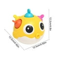 thumbnail image 3 of Nodding Tumbler Ringing Audiovisual Toy, Pufferfish Non-Tip Interactive Play Toy, Colorful Sensory Educational Toy, Desktop Fun Activity, Hand Eye Coordination, Indoor Entertainment Toy, 3 of 6