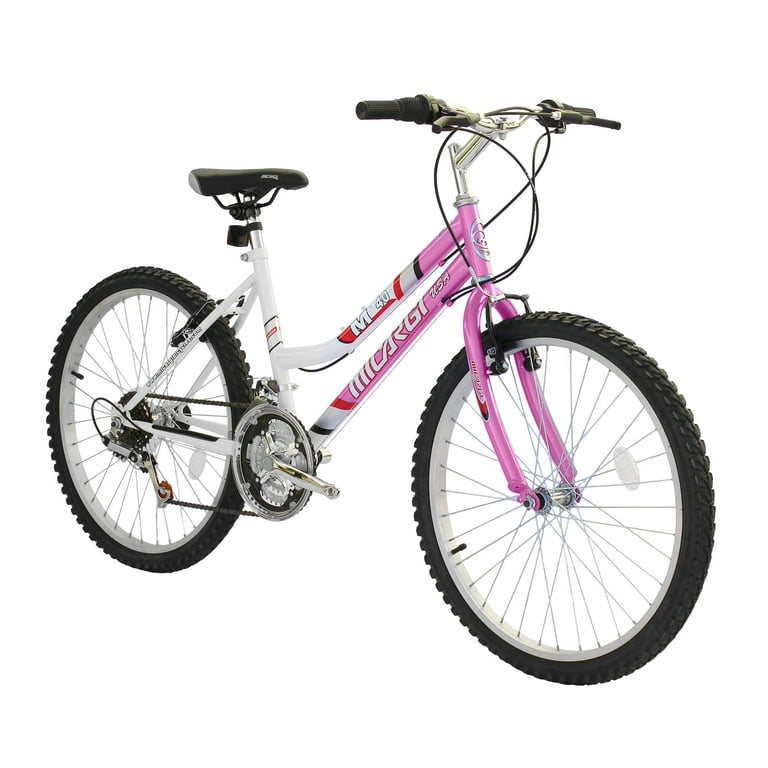 Wonder Wheels 24 Mtb 18 Speed Bicycle Bike Alloy Frame Alloy Rims 36H Pink Walmart