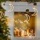 thumbnail image 4 of Decoración navideña con luz LED y gancho de ventosa, árbol de Navidad, copo de nieve, muñeco de nieve, funciona con pilas, para interior, dormitorio, escaparate, luces navideñas, luces navideñas blanc, 4 of 6