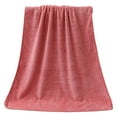 thumbnail image 2 of Fiudx Toalla de Terciopelo Coral, Toalla de Baño de Vellón Ultrasuave, Gorro para Secar El Cabello Muy Absorbente, Toalla de Playa Que No Suelta Pelusa, Ideal para Uso Doméstico, Playa o Actividades, 2 of 4