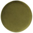 thumbnail image 6 of SAFAVIEH Couture Elsworth Glam Velvet Ottoman with Brass Base, Olive Green/Brass, 6 of 10
