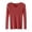 #Hot Pink 1, variant on Vynhevius Women's V Neck Sweater Long Sleeve Ribbed Solid Slim Fit Stretchy Casual Layer Knit Tops
