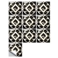 thumbnail image 2 of 10 PCS Peel and Stick Floor Tile, 6"x6" Vinyl Moroccan Style Floor Tiles, Removable and Waterproof Flooring Tiles for Renters, Stick on Floor Tiles for Bathroom, Kitchen, Staircase, 2 of 7