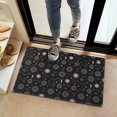 thumbnail image 2 of Black Sun Moon Cloud Planet Pattern Door Rugs,Washable Non Slip Door Mats Indoor,Decorative Door Mats,Entry Mat Indoor for Entrance,Bedroom,Kitchen,Bathroom,16"x24", 2 of 6