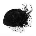 thumbnail image 3 of HLONK Chapeaux de Fascinateur Bandeau Femmes Fleur Accessoires Cheveux Mariage, 3 of 12