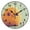 Black, variant on Oversized Yellow Duck and Children Wall Clock Modern Small Clock Gold Hands for Office, Home, Bedroom,School 9.84in