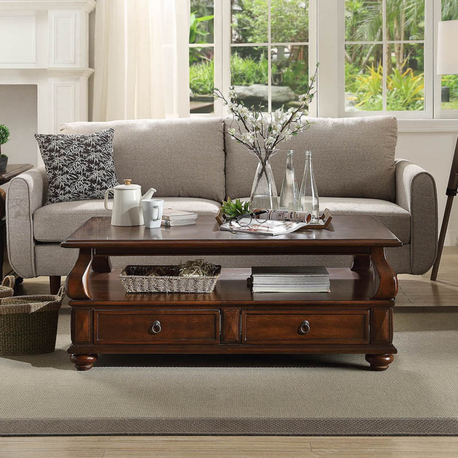 Acme Furniture Amado Walnut Coffee Table