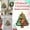 A, variant on 24-Door DIY Advent Calendar Kit, Hanging Wall Decoration for Christmas Countdown, Festive Holiday Calendar with Daily Compartments for Small Gifts or Messages, 24.2" x 19.3", Paper Material