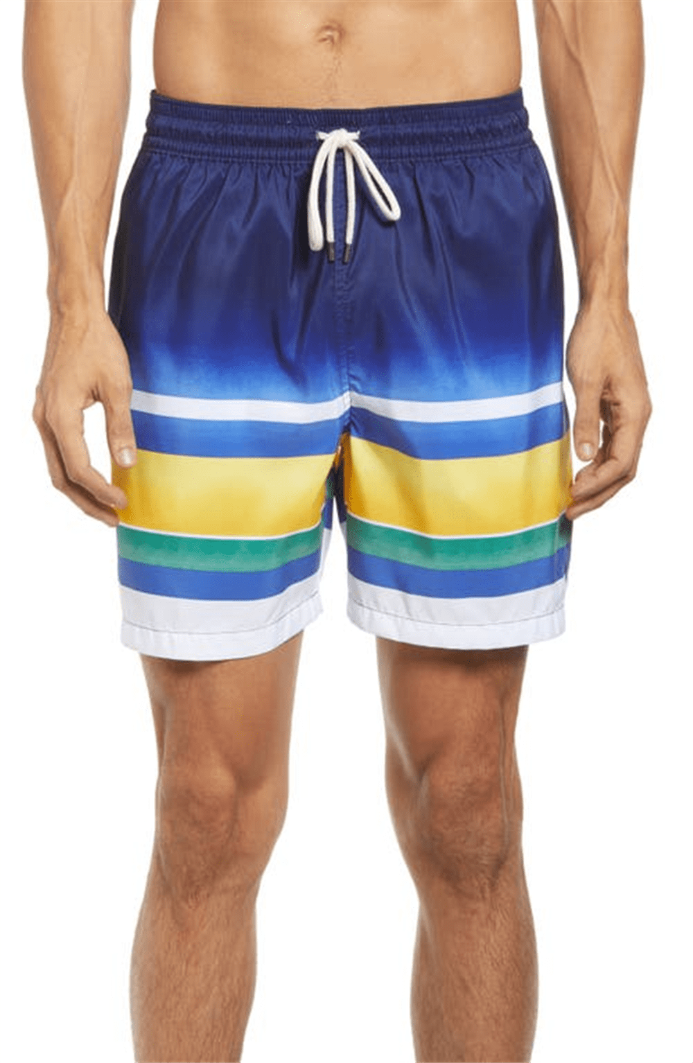 Polo Ralph Lauren Men's Stripe Swim Trunks Stripes Assorted Size Large