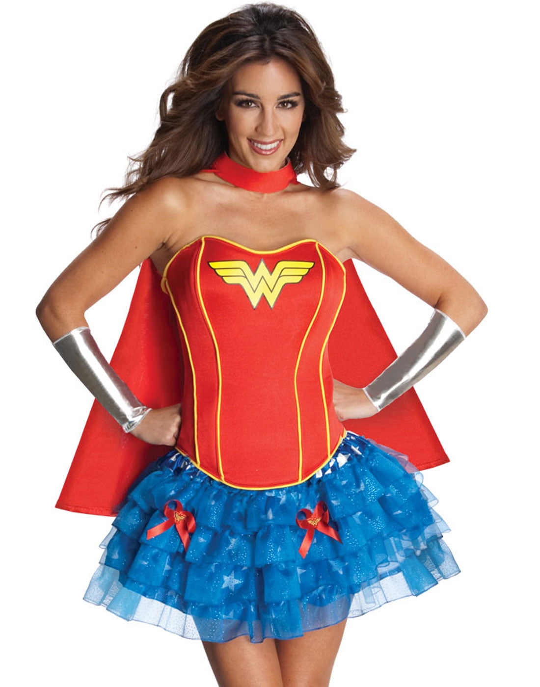 Damen Batgirl Supergirl Wonder Woman Robin Hero Kostüm Kleid 