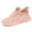 Pink, variant on Daznico Women's Fly Weave Running Shoes - Breathable Mesh Platform Sneakers for Casual Wear,Color:Beige,Size:6.5