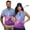 Purple Glitter Print, variant on Aplkyhs Pink Ball Argyle Matching Couple Sport Shirts Quarter Zip Matching Golf Shirts for Couple Lightweight Mens Hawaiian Shirt Moisture Wicking Suitable for Outdoor Sports