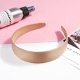 thumbnail image 2 of Pebbuoy Wide Hair Hoops for women,Cloth Wrapped Headbands for girls,Solid Color Hairband Hair Accessories-3cm, 2 of 6