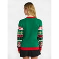 thumbnail image 3 of No Boundaries Christmas Sweater, Lightweight, Women's, 3 of 5