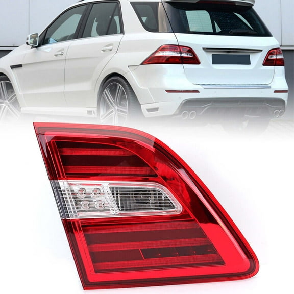 MZORANGE Inner Left Driver Side Tail Light Lamp with Fog Light For 2012-2015 Mercedes Benz W166 ML350 ML500
