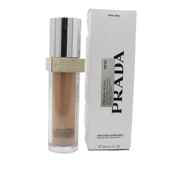 Prada Reveal Skin Optimizing Refillable Soft Matte Foundation 1.0oz MC50 New