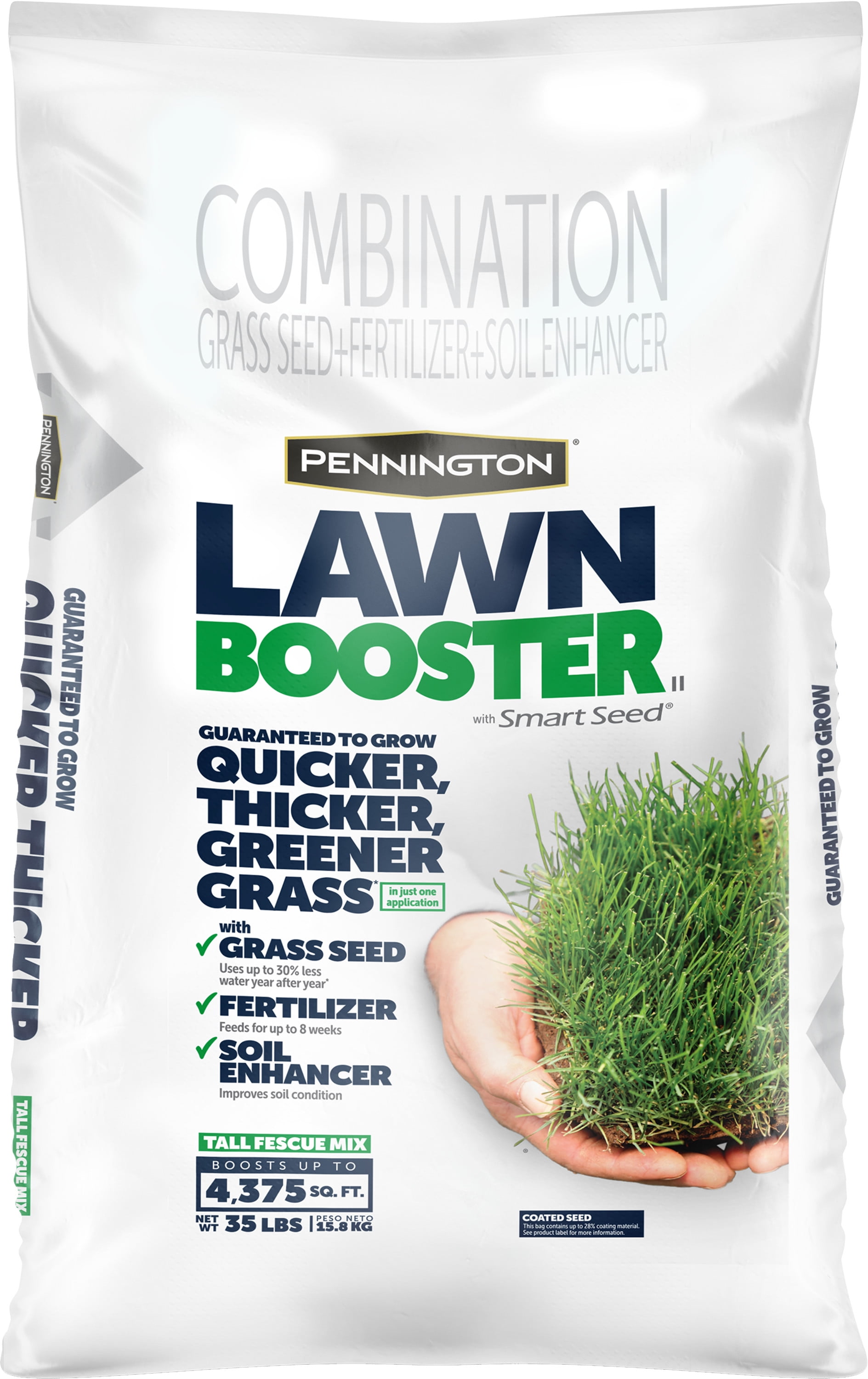 Pennington Lawn Booster Tall Fescue Grass Seed and Fertilizer Mix, 35