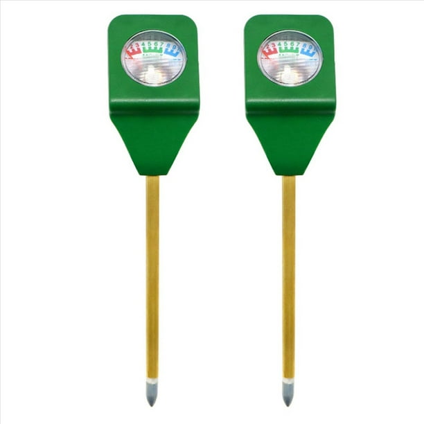 2X Mini Medidor de Humedad del Suelo Probador de Humedad Medidor de Suelo Kit de Suelo de Planta Probador de Humedad Instrumento de Prueba para Plantas de Jardinería