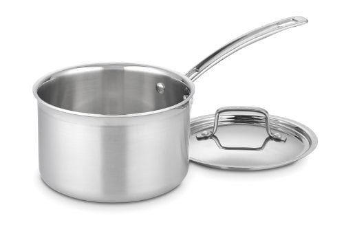 CUISINART FCT193-18 French Classic Tri-Ply Stainless 3-Quart Saucepot with Cover