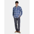 thumbnail image 3 of George Men's and Big Men's Flannel Shirt with Long Sleeves, Sizes XS-3XLT, 3 of 9