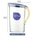 thumbnail image 4 of ReaNea Plastic Water Pitcher with Lid 71 oz, Great for Juice, Milk, Beverage Cold Tea, Iced Tea (Yellow), 4 of 9