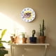 thumbnail image 1 of Reloj de pared con diseño de girasol retro europeo de 30 cm, reloj de pared decorativo para el hogar y la sala de estar., 1 of 4
