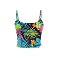 thumbnail image 5 of LVHAOGJOB Camisole pour Femmes avec Soutien-Gorge Intégré Chandail d'Été Col Rond Grande Taille Bretelles Spaghetti Ajustables Imprimé pour Femmes, 5 of 5
