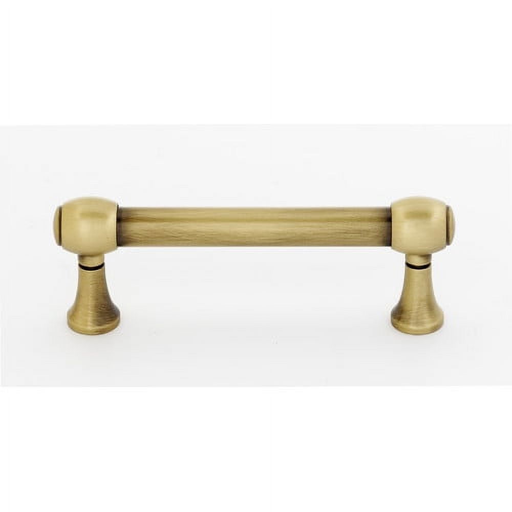 Alno A980-3-BRZ Royale 3" Center To Center Traditional Solid Brass Cabinet Handle / Drawer