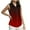 C-Red, variant on Wyobmus Women's Summer Sleeveless T-Shirt Button Down Collared Casual Gradient Printed Blouse for Work Casual V Neck Tank Tops C-Pink