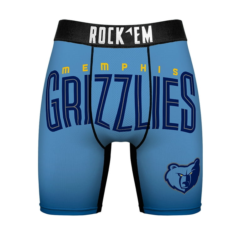 Men's Rock Em Socks Memphis Grizzlies Statement Edition Boxer
