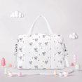 thumbnail image 4 of Bolso Bandolera Pañales para Mujer Con Bolsillo Interior Acolchado () Blanco, 4 of 9