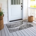 thumbnail image 6 of Addison Rugs Chantille Indoor/Outdoor Transitional Organic Gray Washable Rectangle Rug, 1'8" x 2'6", 6 of 6