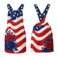thumbnail image 3 of Shinyii Independence Day Jumper Dress for Girls Denim Overall Pinafore Dress, Sizes 4-13, 3 of 3