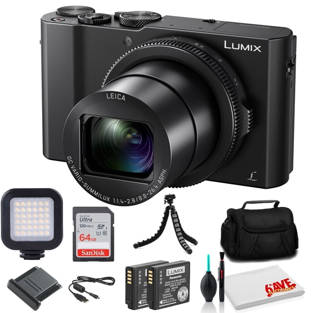 Cámara Digital Panasonic Lumix DMC-LX10 20.1 MP con Luz de Vídeo D y DM