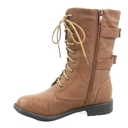 mid calf lace up boots with heel