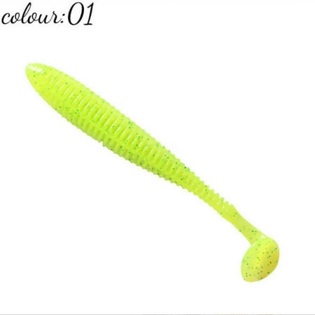 12PCS Swimbaits Paddle Soft Lure for Trout Crappie Bass Durable Plastic Bait Swimmer for Saltwater/Freshwater Fishing Lover s Gift