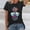 T Shirts for Women Clearance under $5 Black, variant on Women's Vintage Pineapple Graphic Tee Tropical Beach Short Sleeve Summer Vacation Top